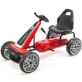thumbnail image 4 of VEVOR Kids Pedal Go-Kart, 4-Wheel Ride-On Toy with Adjustable Seat & Hand Brake, Ages 3-8, Red, 4 of 12
