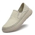 thumbnail image 2 of Spring Summer New Men's Casual Hollow Loafers Slip On Breathable Mesh Flats Boat Shoes Driving Shoes Moccasins, 2 of 9