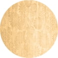 thumbnail image 1 of Ahgly Company Indoor Round Abstract Brown Contemporary Area Rugs, 6' Round, 1 of 4