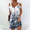 ClearanceSale Summer Dresses for Women 2023 Short Sleeve Printing