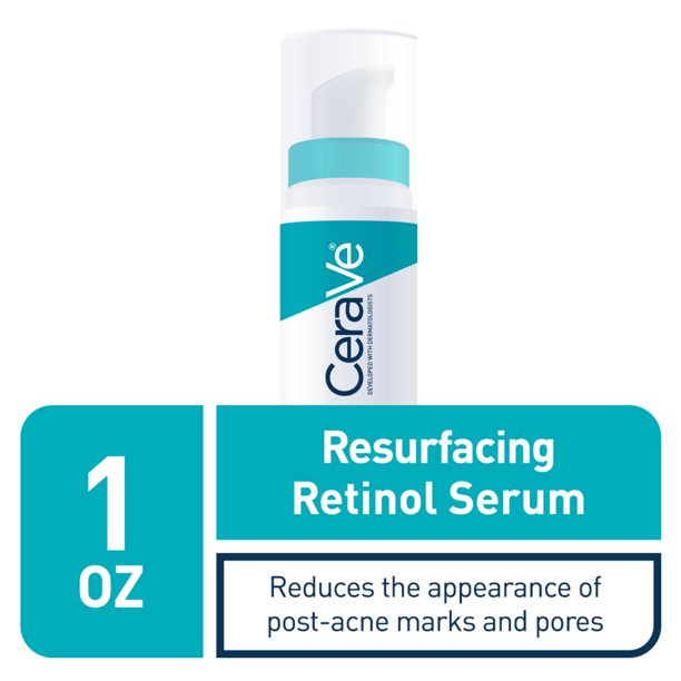 CeraVe Acne Resurfacing Retinol Face Serum, 1 fl. oz.