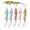 All in, variant on MInHoues Floating Minnow Lures, 4.72" Hard Plastic Fishing Lures for Long Casting, Realistic Artificial Bait with Treble Hooks, Fishing Tackle Accessories for Freshwater Saltwater