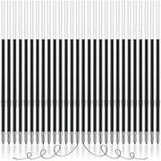 FACEGA 100 Pieces Ink Pen Refills Replaceable Ballpoint Pen Refills Black Ink Refills 0.7mm Smooth Writing Pen Refills for Retractable Pens Office School Supplies (Black)