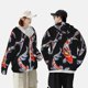 thumbnail image 4 of Balery Tricolor Koi Fish Trio Sudadera ligera de manga larga con capucha y protección solar UPF 50+ para hombre y mujer, ideal para pesca y running-3X-Large, 4 of 7