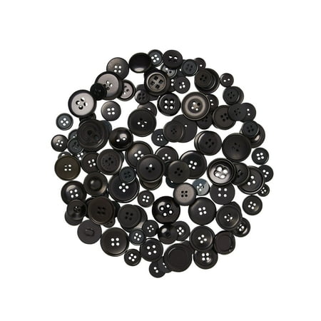 UPC: 0886946635533 | Black Buttons Value Pack By Loops & Threads®
