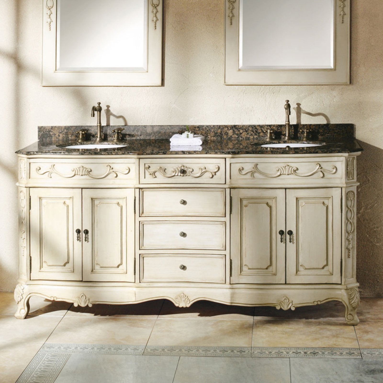 James Martin Naples 72 in. Double Bathroom Vanity