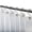 Super Clear, variant on Bath Bliss PEVA Shower Curtain Liner with Splash Guard in Frost