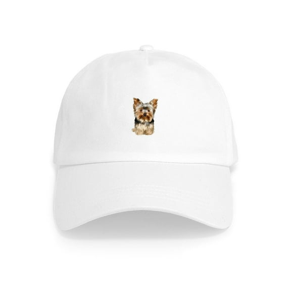 CafePress - Yorkshire Terrier (#17) Cap - Adjustable 100% Brushed Unisex Casual Cotton Baseball Cap, Beige, 1