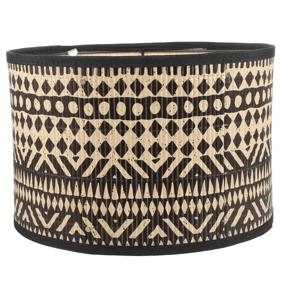 Luxshiny Bamboo Lamps Shades Assorted Color 1Pcs 11.8X11.8X7.9In
