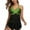 Green, variant on Summer Rollbacks LoyisViDion Women Plus Size Print Tankini Swimjupmsuit Swimsuit Beachwear Padded Swimwear,Purple 14(3XL)