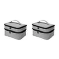 thumbnail image 3 of Thinsony Nail Polish Organizer Bag Sturdy Durable And Designed With In Mind Widely Uesd LightGray 2Set, 3 of 6