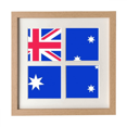 thumbnail image 1 of Australia National Flag Oceania Country Frame Wall Tabletop Display 4 Openings Picture, 1 of 3