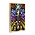 thumbnail image 3 of Stupell Industries Nouveau Princess Portrait People Painting Gold Floater Framed Canvas Art Print Wall Art, 21 x 31, 3 of 9