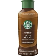 Starbucks Iced Espresso, Cow Milk, Caffè Mocha Flavored, Premium Iced Coffee Drink, 40 Oz Bottle