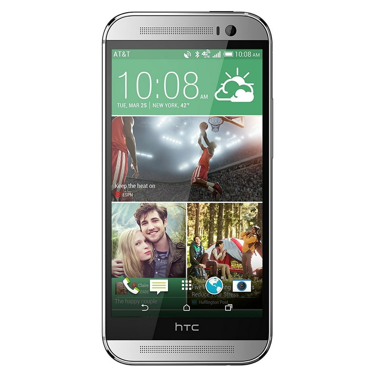 HTC One M8 32GB Unlocked GSM 4G LTE Quad-Core Android Phone - Silver (Certified Used) -