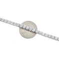 thumbnail image 5 of .925 Sterling Silver Solitaire Moissanite 4mm 1 Row 7" Tennis Bracelet 9.25 CT, 5 of 7