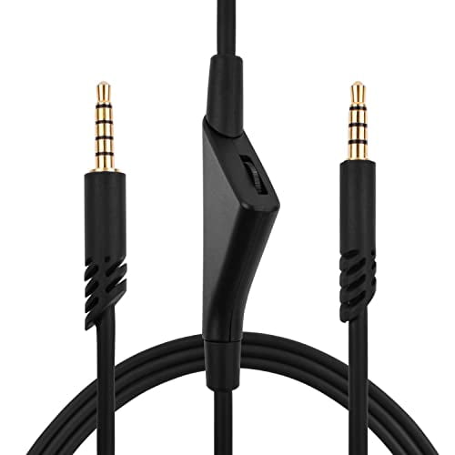 Replacement Headphone Cable with Volume Control Compatible with Logitech Astro A10 A30 A40 A40tr A50 Gaming Headsets,Work for Xbox One Play Station 4 PS5(6.6ft)