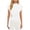 White, variant on UAMVSH Womens Cap Sleeve Tops Mock Neck Work Business Shirts Dressy Casual Blouses Tie Side Elegant T-Shirt Going Out Outfits