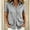 *Gray, variant on ClodeEU Women's Collared Short Sleeve Button Down Shirt,Casual Loose Fit Blouse Army Green,Women's Plus L