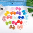 thumbnail image 4 of Peaoy 80PCS Baby Hair Ties with Bows for Infants Toddler Girls Grosgrain Ribbon Rubber Bands Elastic Ponytail Holders 2 Inch, 4 of 5