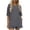 Deep Grey, variant on Ekouaer Womens 100% Cotton 2 Pieces Short Sets Summer Short Sleeve Outfits Casual Matching Lounge Set with Pockets