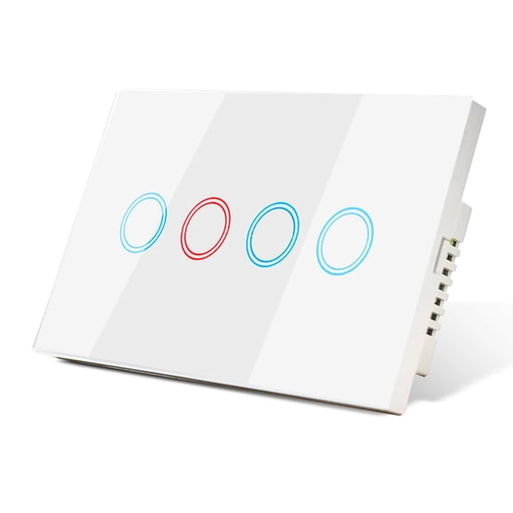 Melery Wifi Smart Life Tuya Light Wall Switch Interruptor Glass Touch Panel Wireless Voice Remote Control By Alexa Google Home