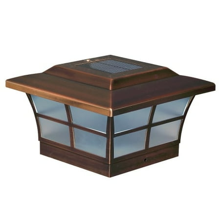 Classy Caps SL086 Prestige Single Light 5" High Integrated LED Outdoor Post Ligh