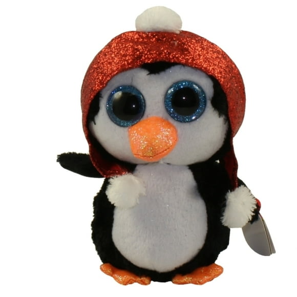 TY Beanie Boos Collection Regular Size 6 Inch Gale The Penguin with Glitter Eyes Stuffed Plush Toy