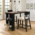 thumbnail image 5 of Hillsdale Furniture Knolle Park Wood Counter Height Stool, Set of 2, Black, 5 of 14