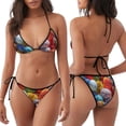thumbnail image 3 of Balery Easter Eggs Pijama Estampado Bikini de Dos Piezas para Mujer - Conjunto de Bikini Ajustable Sexy y Cómodo para Playa, 3 of 6