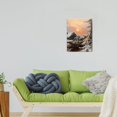 thumbnail image 2 of Elegant Forest Sunset12x16 Oil Paintings with Cloud Imagery, Vintage Wall Art for Home Office Decor, 2 of 7