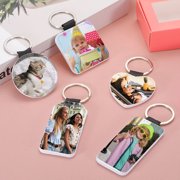 Uxcell Sublimation Blank Keychains, 12Pcs Square Keychain Blanks Bulk Heat Transfer Keychain, White