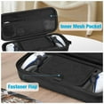 thumbnail image 3 of Tianle Carrying Case Compatible with Playstation Portal - [Shockproof] Hard Shell Protective Cover Travel Bag with Inner Pocket Compatible with Playstation Portal Remote Player & Accessories (Black), 3 of 7