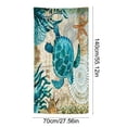 thumbnail image 3 of Bcylexb Colorful Quick Dry Beach Towels, 28"x 55" Sea Turtle Pattern Towels Portable Sand Free Lightweight Pool Towels for Beach Travel Swimming Bath Towel, 3 of 6