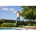 thumbnail image 2 of Minecraft Steve Creeper Little Boys Swim Trunks Bathing Suit Gray 7, 2 of 5