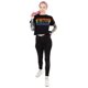 thumbnail image 2 of Blondie - Crop Top Arco Iris para Mujer (Negro, Azul, Naranja), 2 of 4