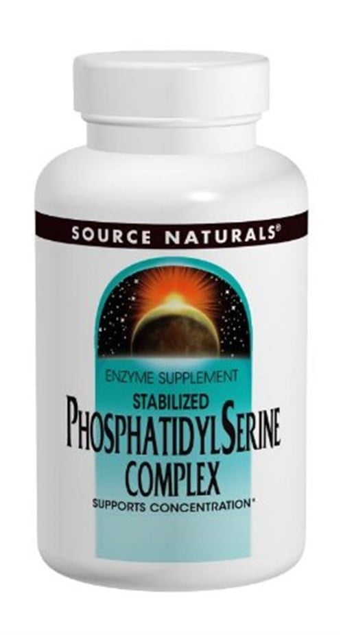 Source Naturals Phosphatidyl Serine Complex (Stabilized) 500 mg 30 Softgel