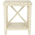 thumbnail image 2 of Safavieh Table d'Appoint en Bois de Pin Tremont en Ivoire, 2 of 5