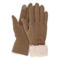 thumbnail image 2 of Lava Womens Winter Warm Gloves Touch Screen Texting Gloves Fleece Lined Cold Weather Thermal Gloves Brown, 2 of 9