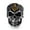 Gold, variant on Stainless Steel Punk Biker Mens Masonic Skull Ring For Men Size 7-14-12-Silver
