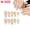 M, variant on 10Pcs 3D Starfish Shell Press On Nails, Summer Beach Ocean Themed Plastic False Nail Tips, Cute Flower Reusable Full Cover Fake Nails, Durable Nail Art Accessories for Women Daily Manicure,L