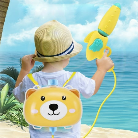 Taotanxi Children's Backpack Water Bomb Toy Pull-out Beach Play Water Spray Bomb Feature