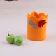 thumbnail image 1 of Portalápices para niños Lindo juguete artesanal de bricolaje Primera infancia 2 # Redonda naranja Sywqhk Libre de BPA, 1 of 6