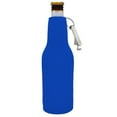 thumbnail image 5 of Blank Neoprene Zipper Beer Bottle Coolie With Opener Attached (Royal, 2 Pack), 5 of 5
