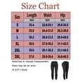 thumbnail image 3 of FANNYC Girls Leggings High Waist Pilates Yoga Pants Women Sports Tights Casual Sportswear Tummy Control Sweatpants Activewear For Gym Workout Running Bike Black, 3 of 6