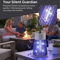 thumbnail image 6 of Gustave Rechargeable Electric Mosquito Bug Zapper Indoor Outdoor, Portable Hanging Flying Insect Trap Mosquitoes Killer Lamp with UV Light - Gray, 6 of 11