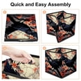 thumbnail image 4 of Crow Large Capacity Foldable Storage Baskets with Handle, 10.8"x10.5"x10.6", Toy Storage Cube Organizer Storage Containers, 4 of 6