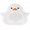 White, variant on Shower Foot Scrubber Mat, Cute Duck Shape with Non-Slip Suction Cups, Exfoliating Foot Massager for Elderly and Kids