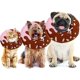 thumbnail image 5 of Collar de recuperación para gatos, cómodo collar de recuperación, collar protector para perros para gatos lindos (XS, rosa chocolate), 5 of 5