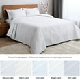 thumbnail image 4 of Mellanni Bedspread Coverlet Set White - Reversible Bedding Cover - Oversized Quilt Set, 2 Piece, Twin / Twin XL, White, 4 of 8